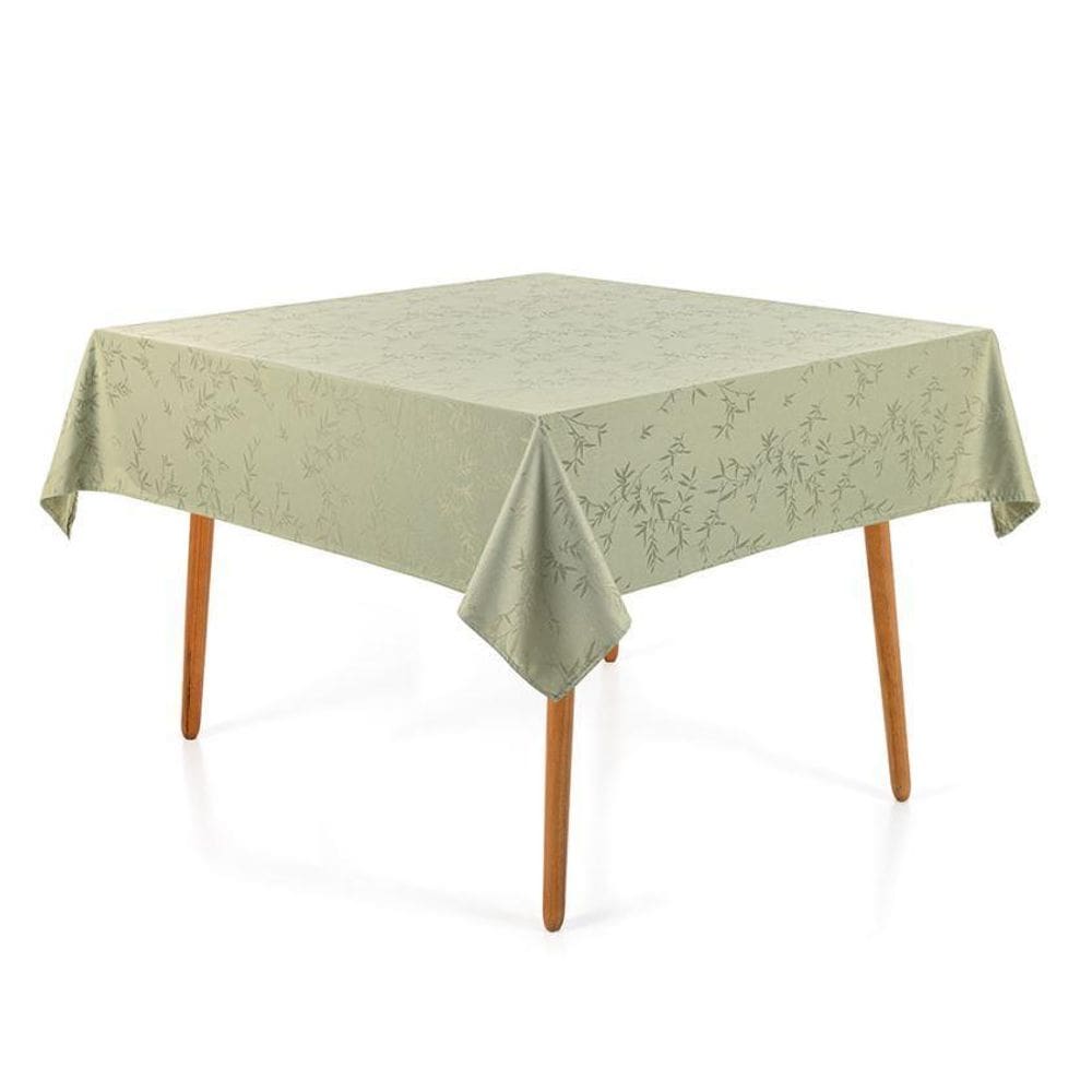 Toalha de Mesa Quadrada Veríssimo Verde 6 Lugares