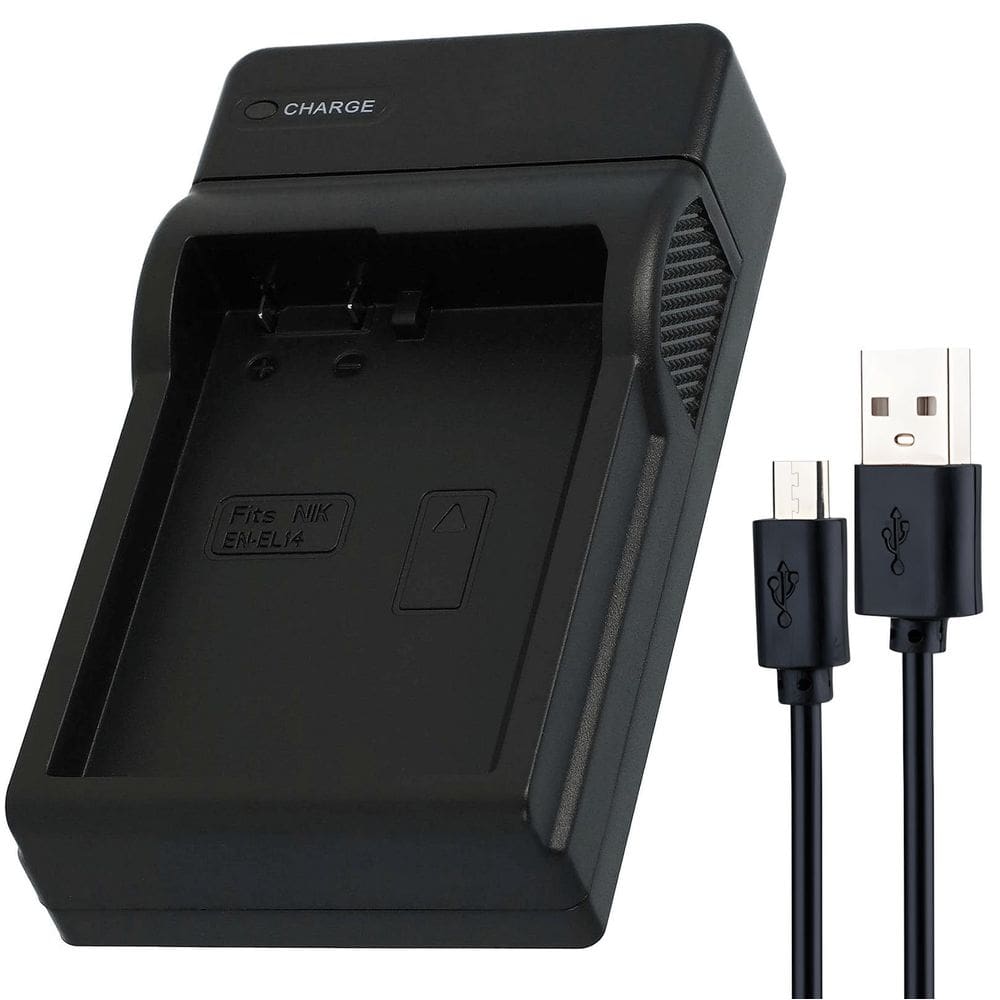 Carregador Usb En-El14 Para Baterias Nikon En-El14 Usb