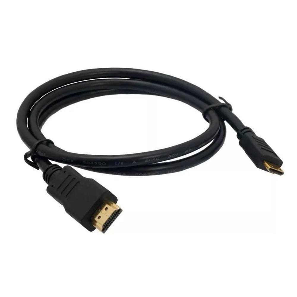 Cabo Mini Hdmi Para Canon Vixia M400 Hf21 Hf100 Compatível