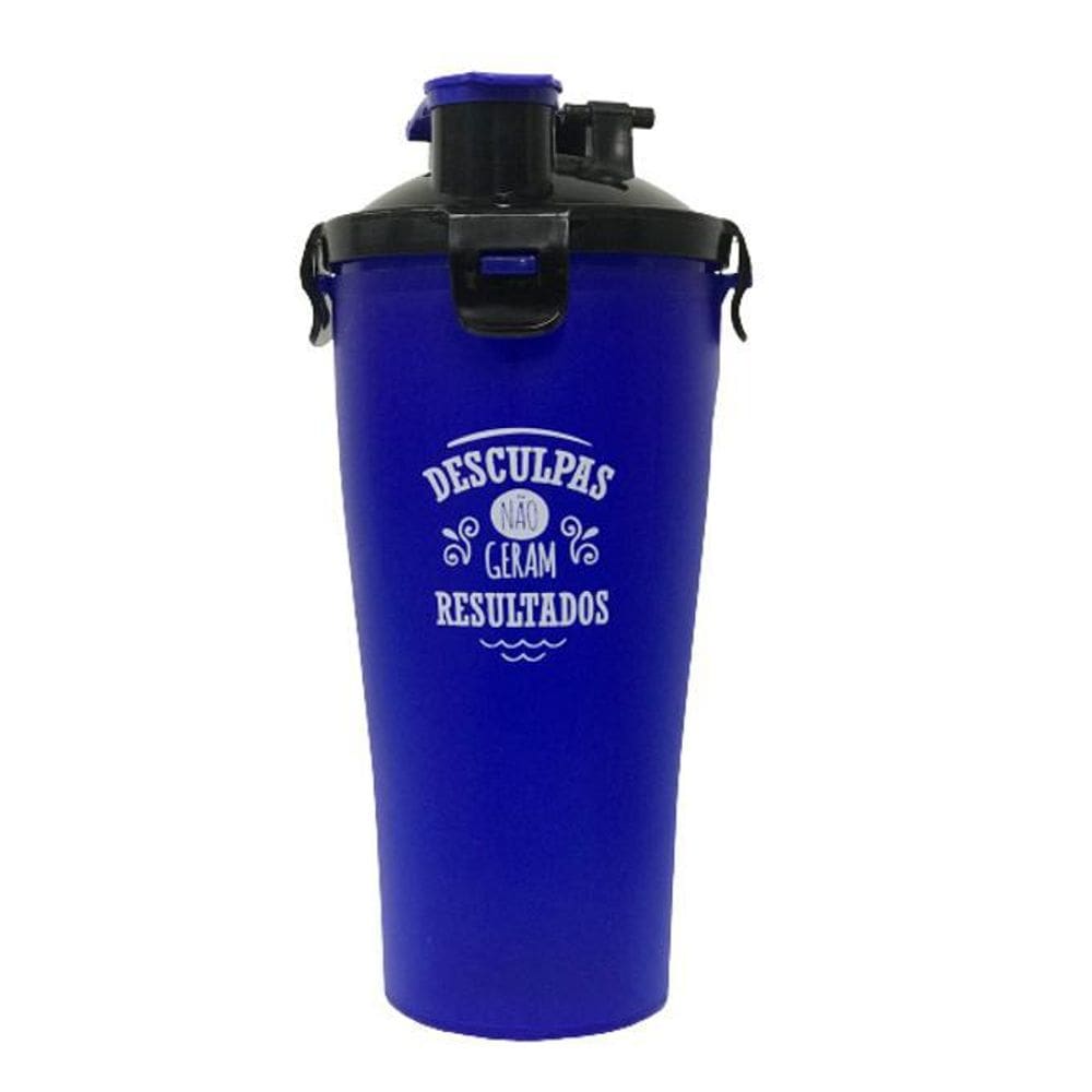 Coqueteleira Shakeira Azul 2 Compartimentos 800Ml 505Sort