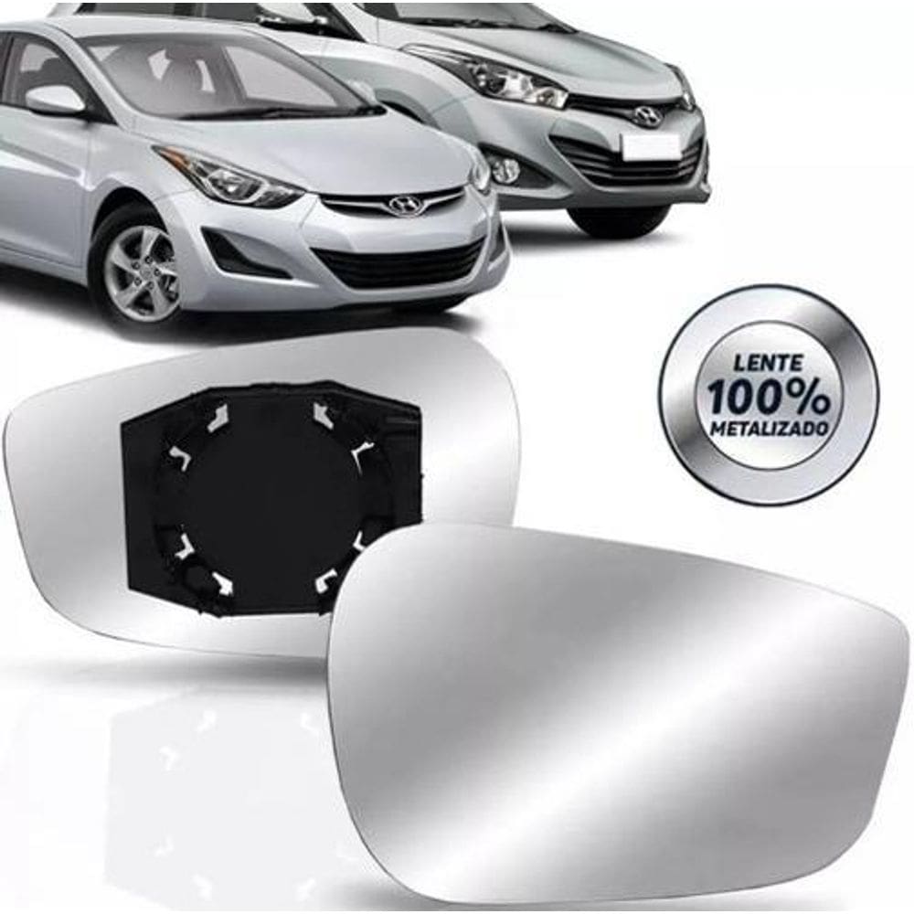 Lente Espelho Retrovisor Hb20 Elantra