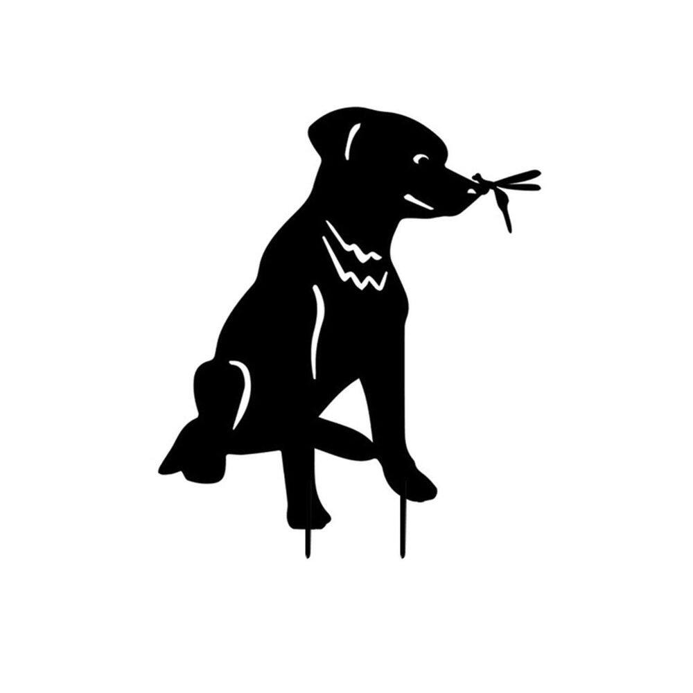 Estaca decorativa de jardim B/M Animal Silhouette Metal