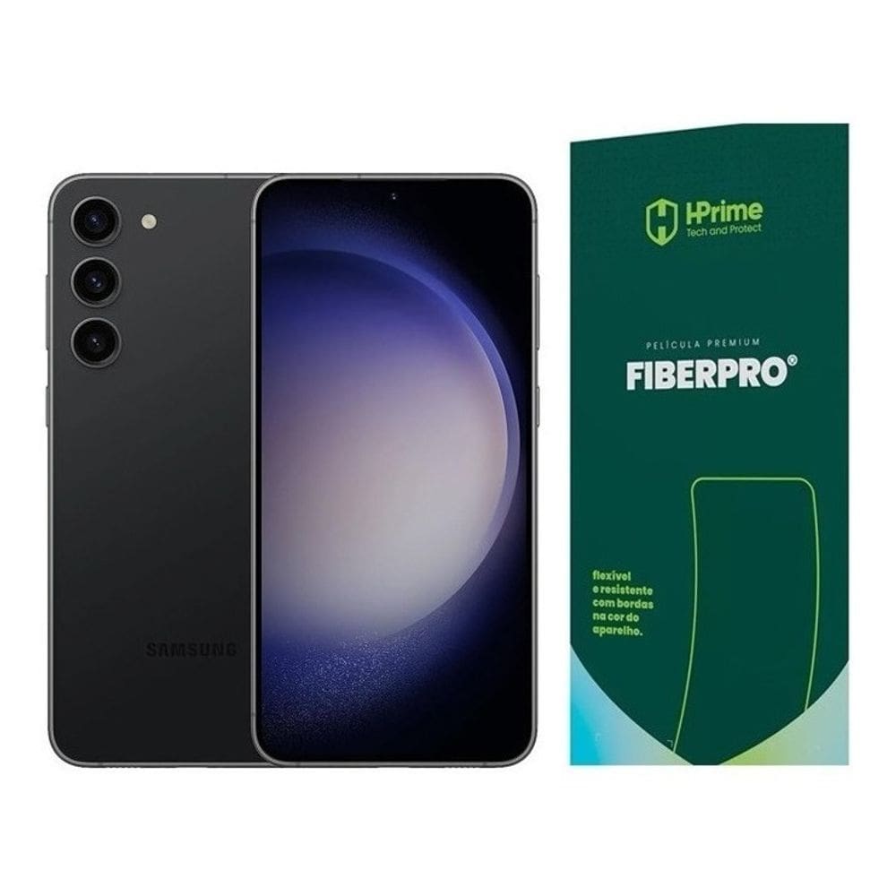 Película HPrime Preto FiberPRO Samsung Galaxy S23 Plus