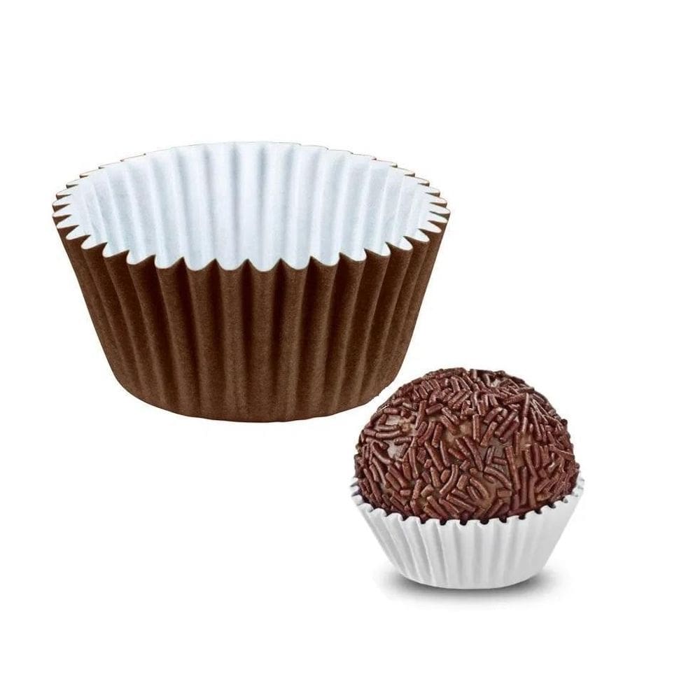 Forminha Forma Papel Docinho N6 Marrom C/10.000  10Pct