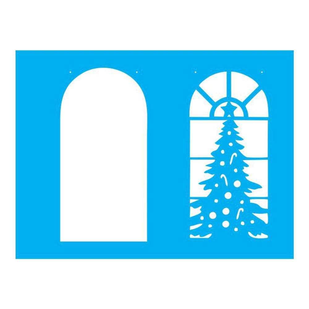 Stencil Tamako Enfeite Natal - 15X20Cm - Ref A2037