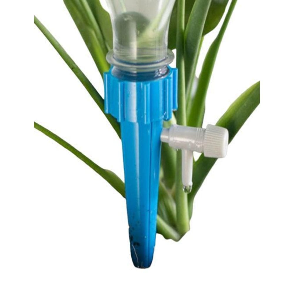 1 Gotejador Irrigador Para Acoplar Em Garrafa Pet Azul/Verde