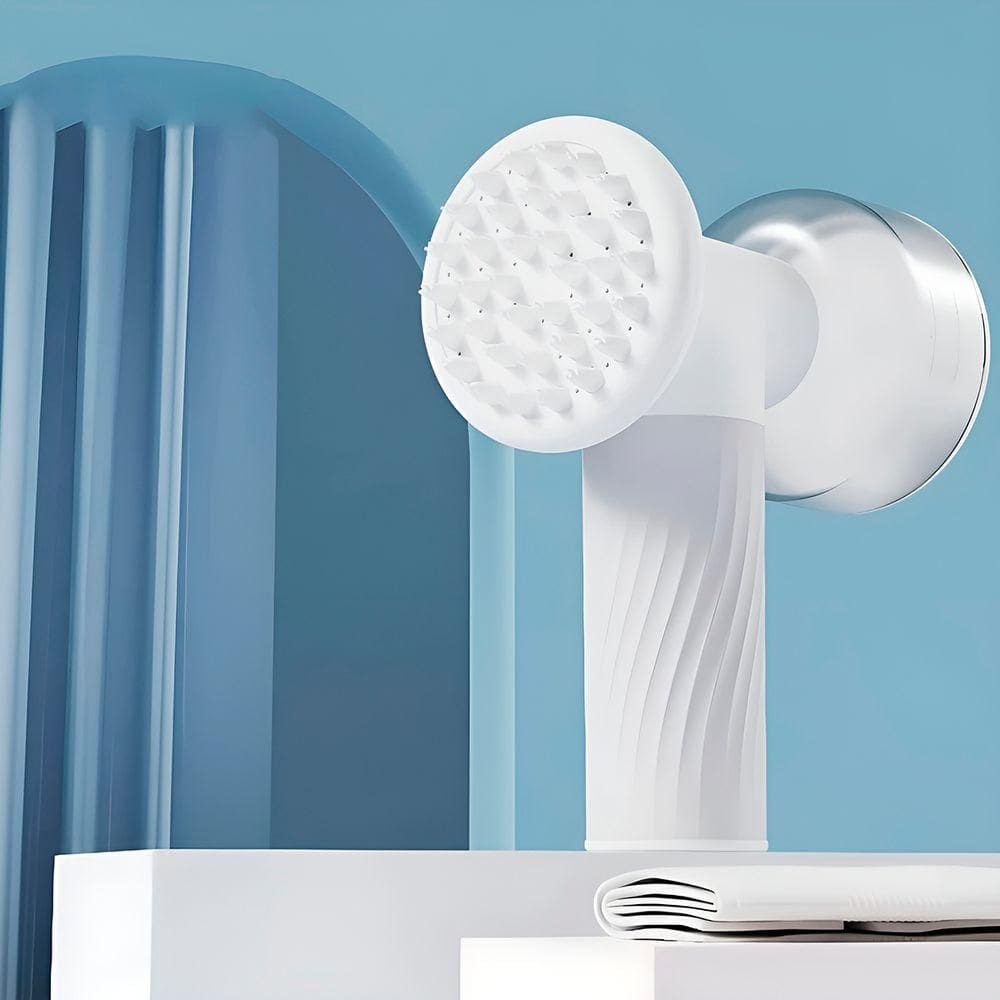 Escova Massageador De Banho Elétrica Com Dispenser Cães