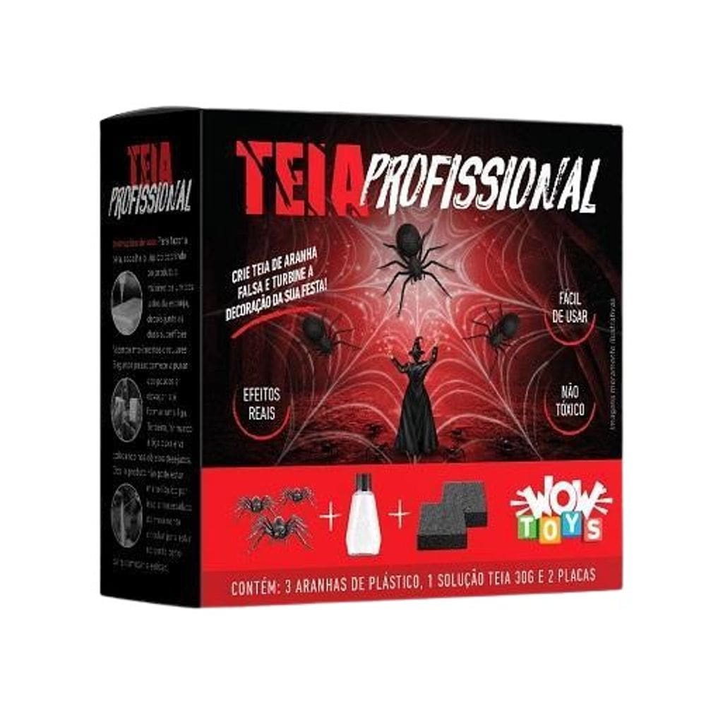 Enfeite Halloween Teia Branca Aranha Festa