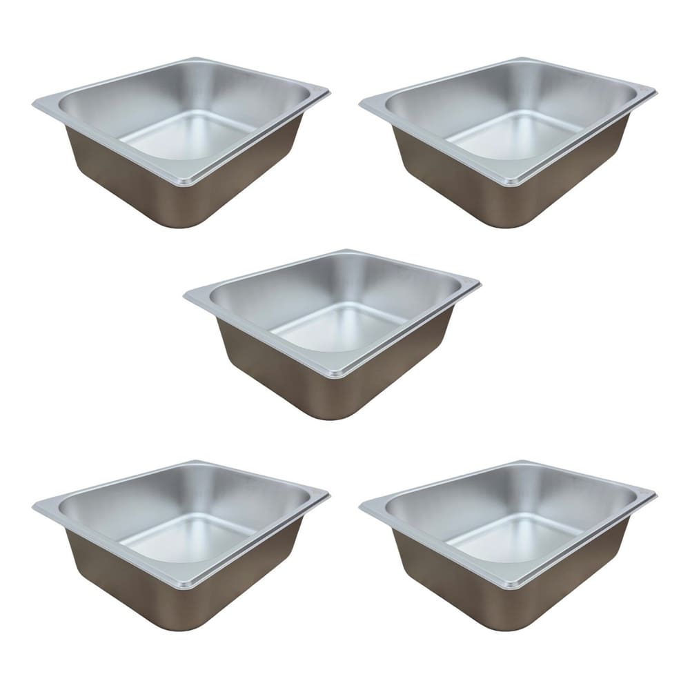 Kit 5 Cubas Gn 1X2 100Mm