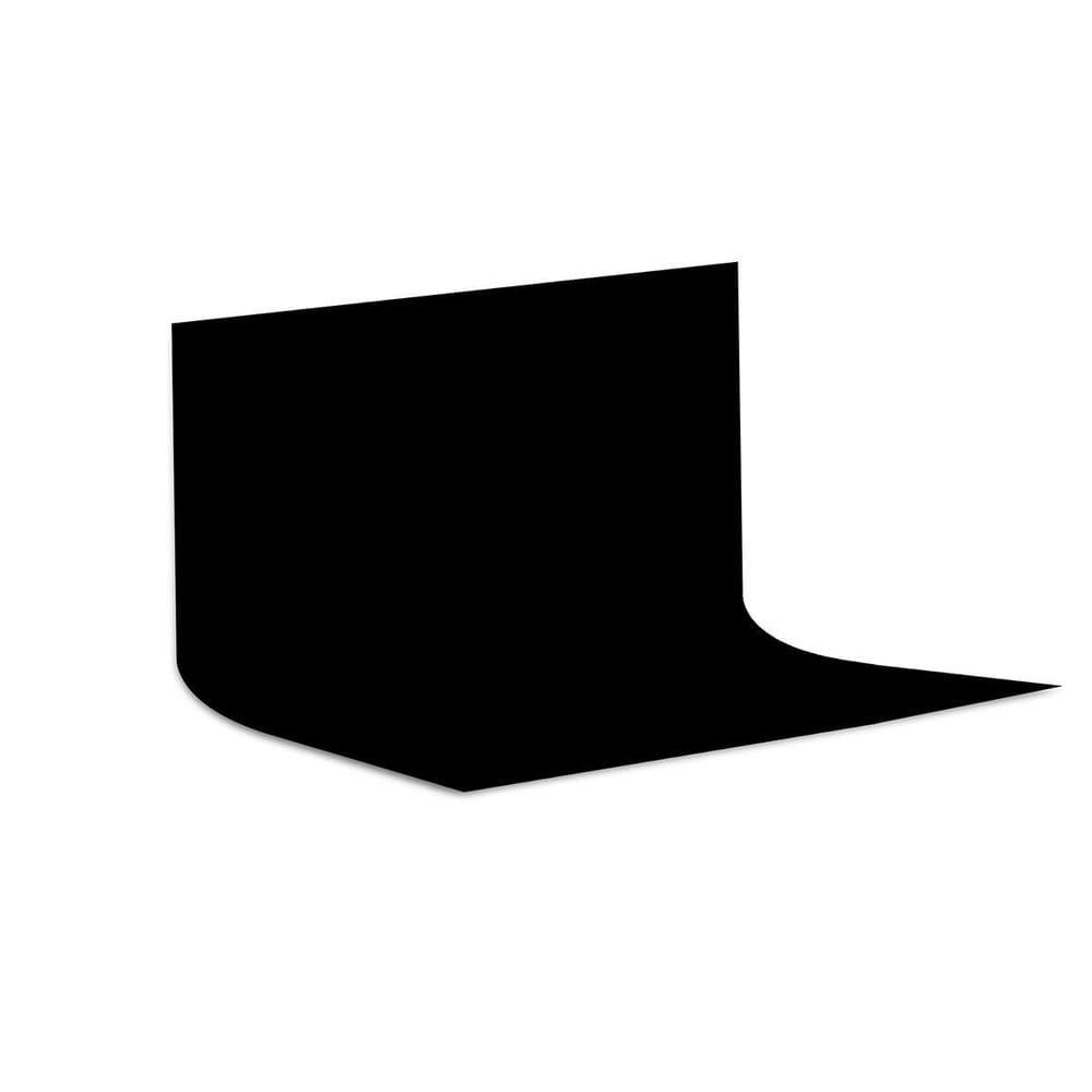 Tecido 3X2 Preto Fundo Infinito Foto Com 15 Presilhas