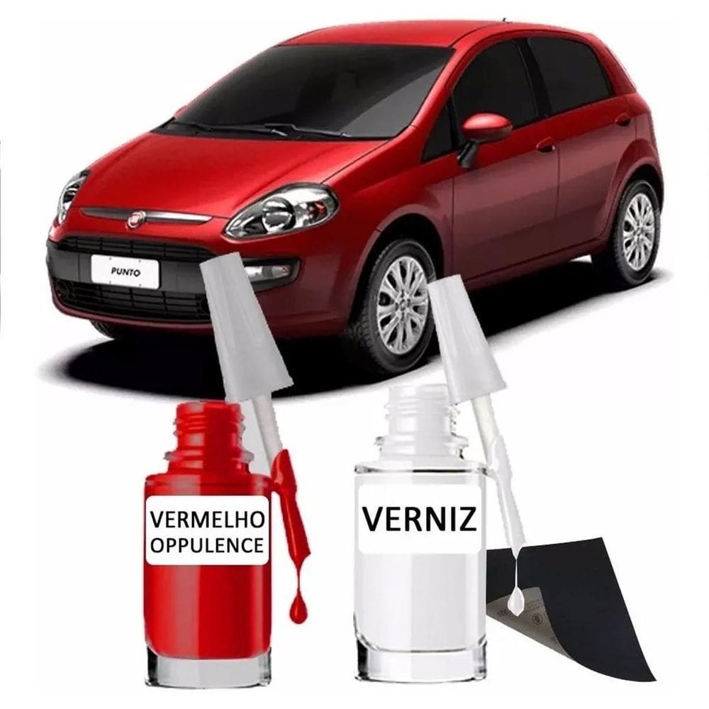 Tinta Retoque Tira Risco Automotivo Vermelho Oppulence