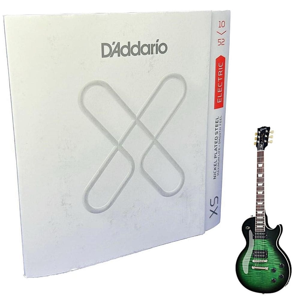 Jogo De Cordas 010 Daddario Xs1052 Para Guitarra Elétrica