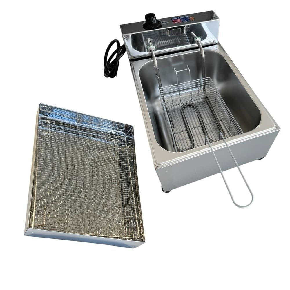 Fritadeira Elétrica Industrial Cuba 7L 110V Com Escorredor M