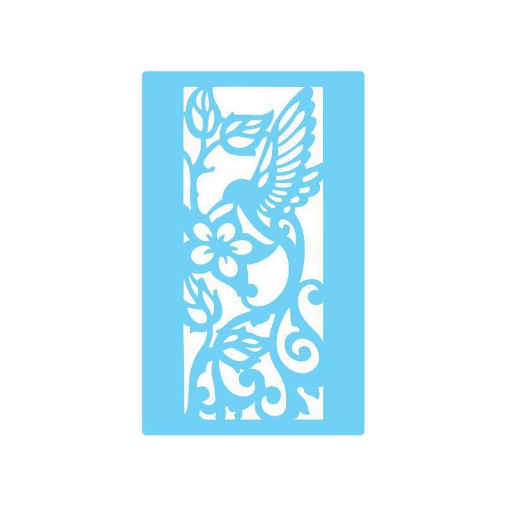 Stencil De Parede Tamako Vitral - 55 X 90Cm - Ref 409