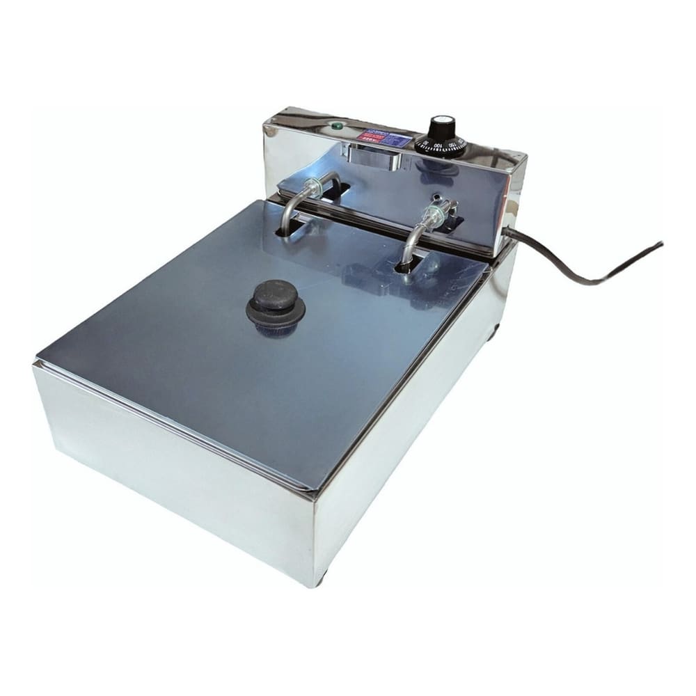 Fritadeira Elétrica Industrial Cuba 5L 220V Com Tampa