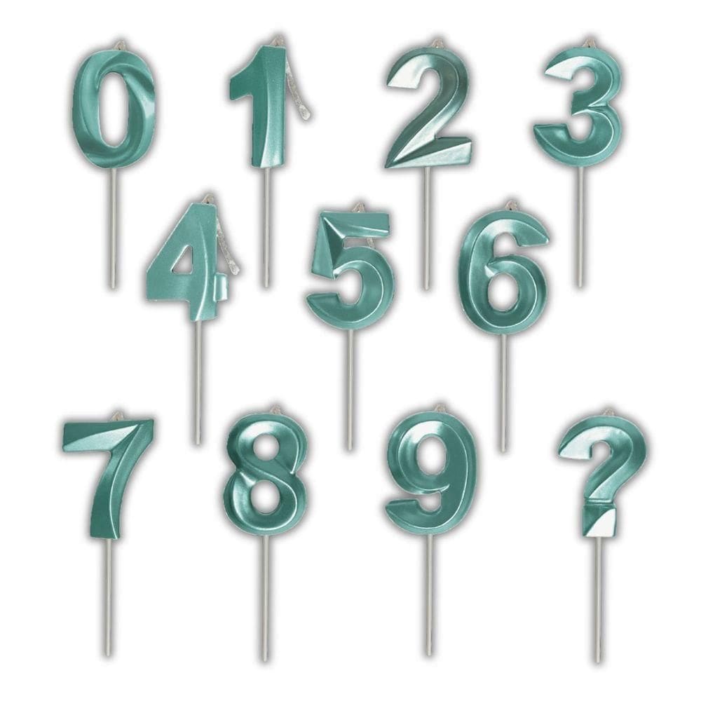 Vela De Aniversário Slim Metallic Tiffany Modelo 0