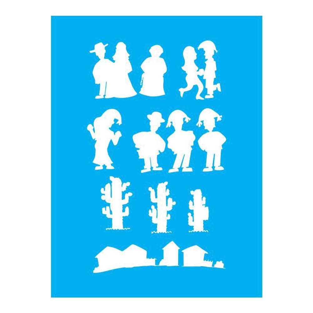 Stencil Tamako São João - 15X20Cm - Ref A3135