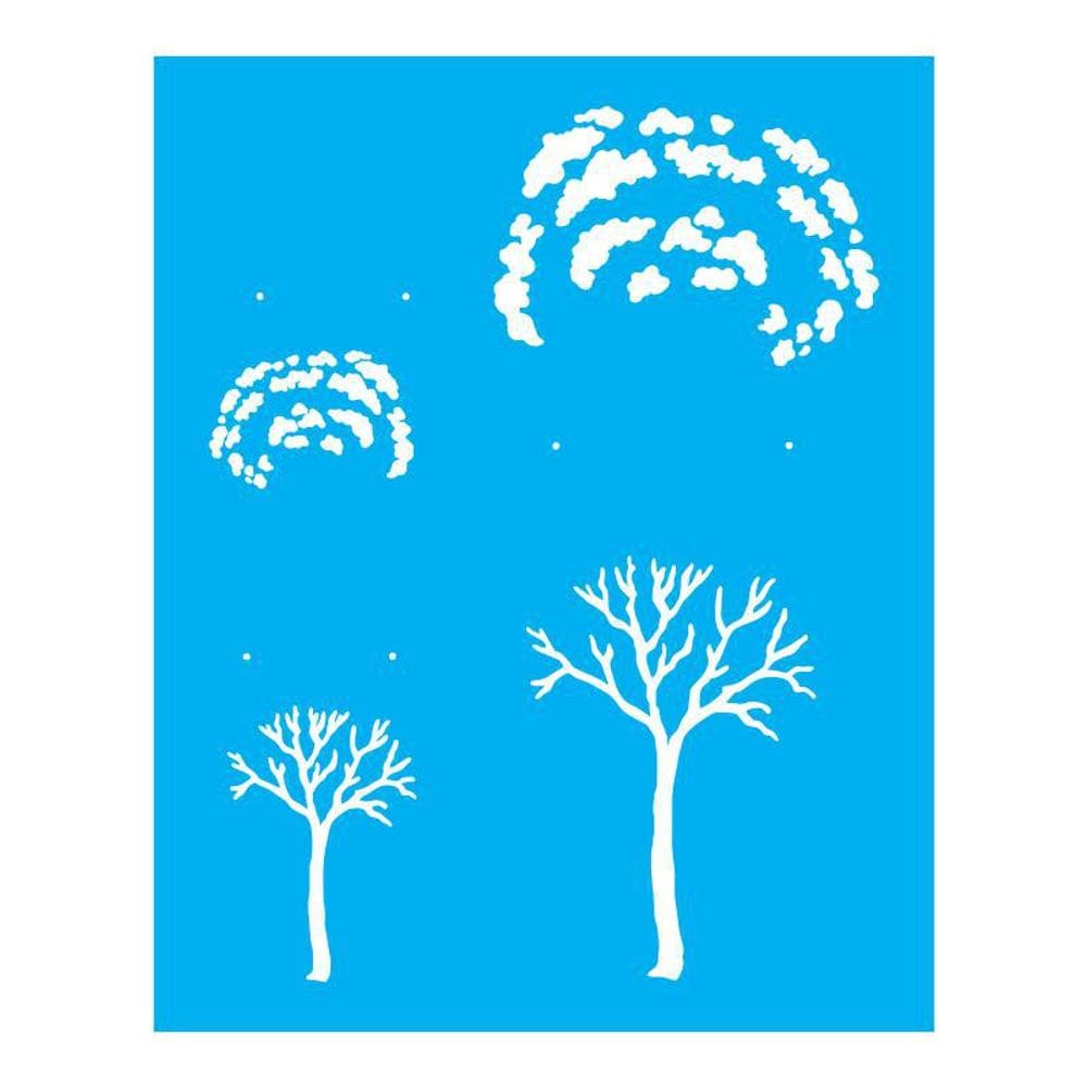 Stencil Tamako Árvore - 20X25Cm - Ref B216