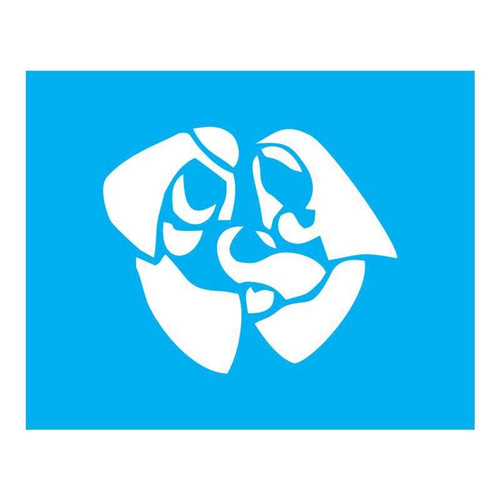 Stencil Tamako Menino Jesus - 20X25Cm - Ref B631