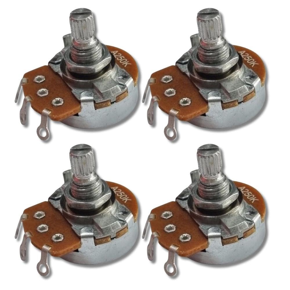 Kit 4 Potenciômetro 250K A L15 Alpha