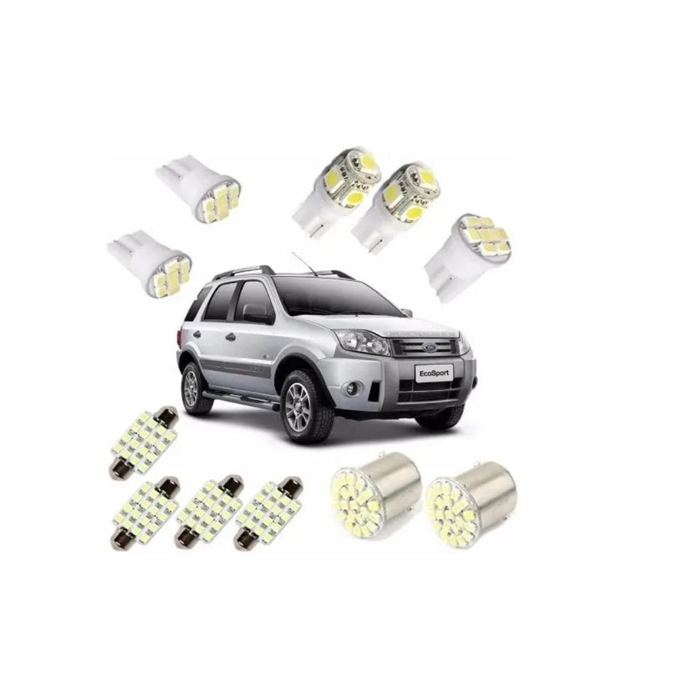 Kit Lâmpadas Led Ford Ecosport 2004 2005 2006 2007 2008 2009