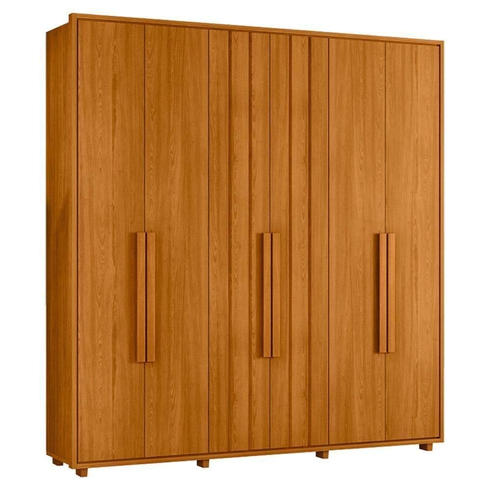 Guarda Roupa Casal Veronese 6 Portas 230 Cm Cinamomo Madetec Cinamomo
