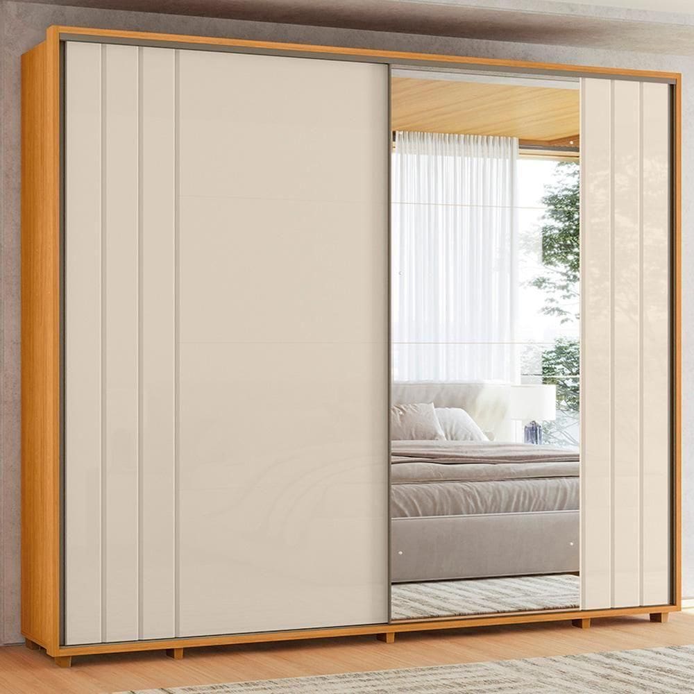 Guarda Roupa Casal Dali 2 Portas Deslizante | Casas Bahia