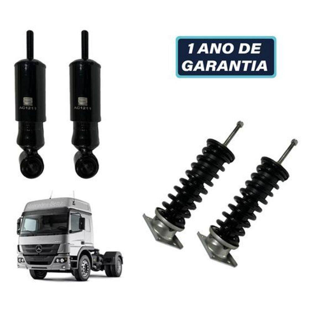 Kit De Amortecedor Cabine Mercedes-Benz Atego 04 Peças