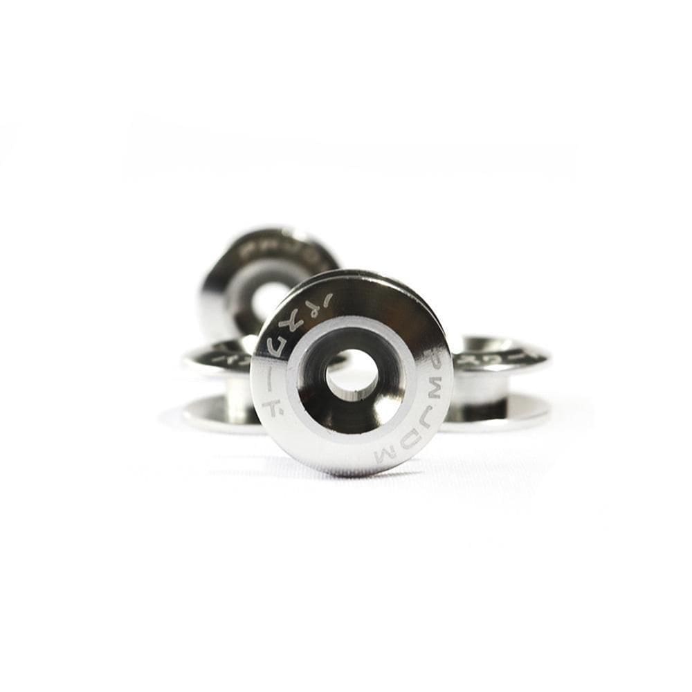 Anilhas Prendedor Para-Choque Carro Rebaixado  Prata