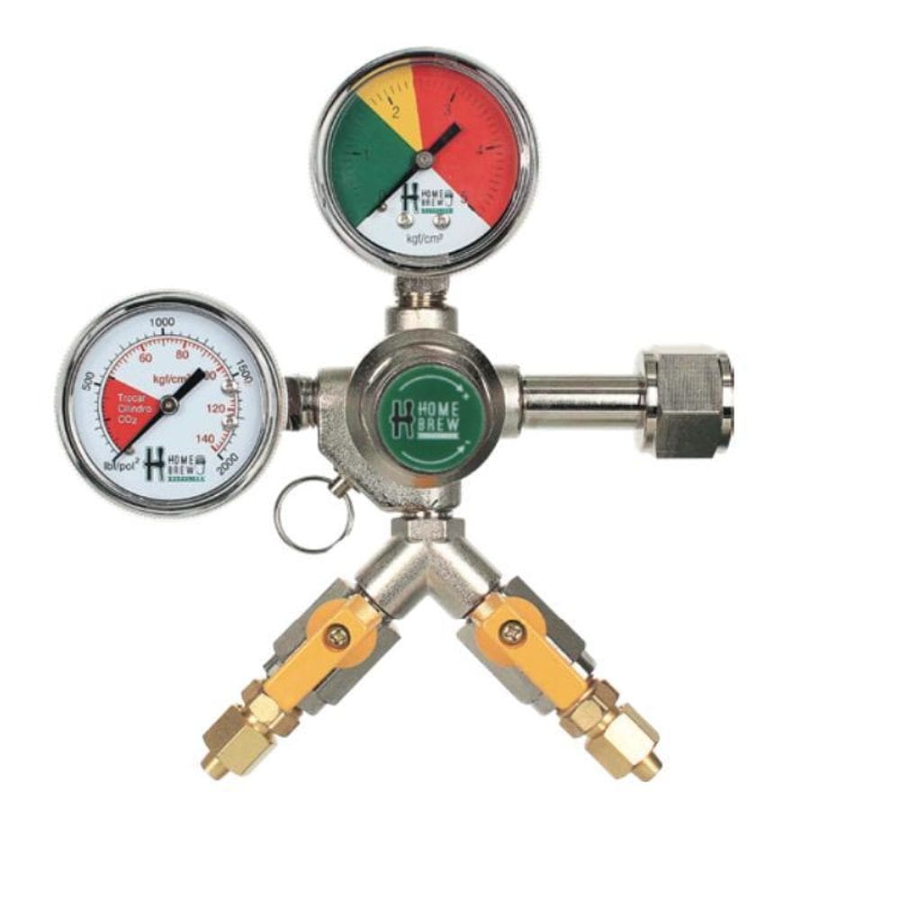 Regulador De Pressão Co2 - 2 Via Para Chope