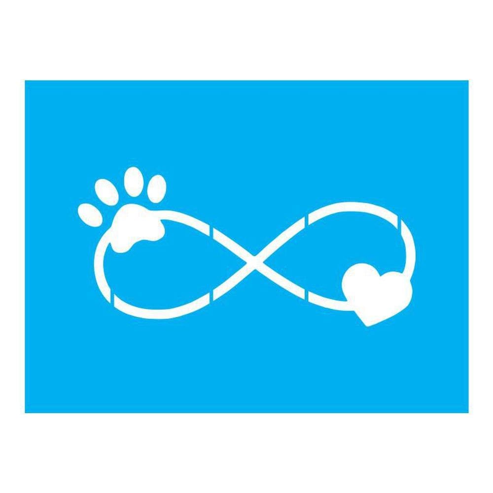 Stencil Tamako Coração - 15X20Cm - Ref A3315