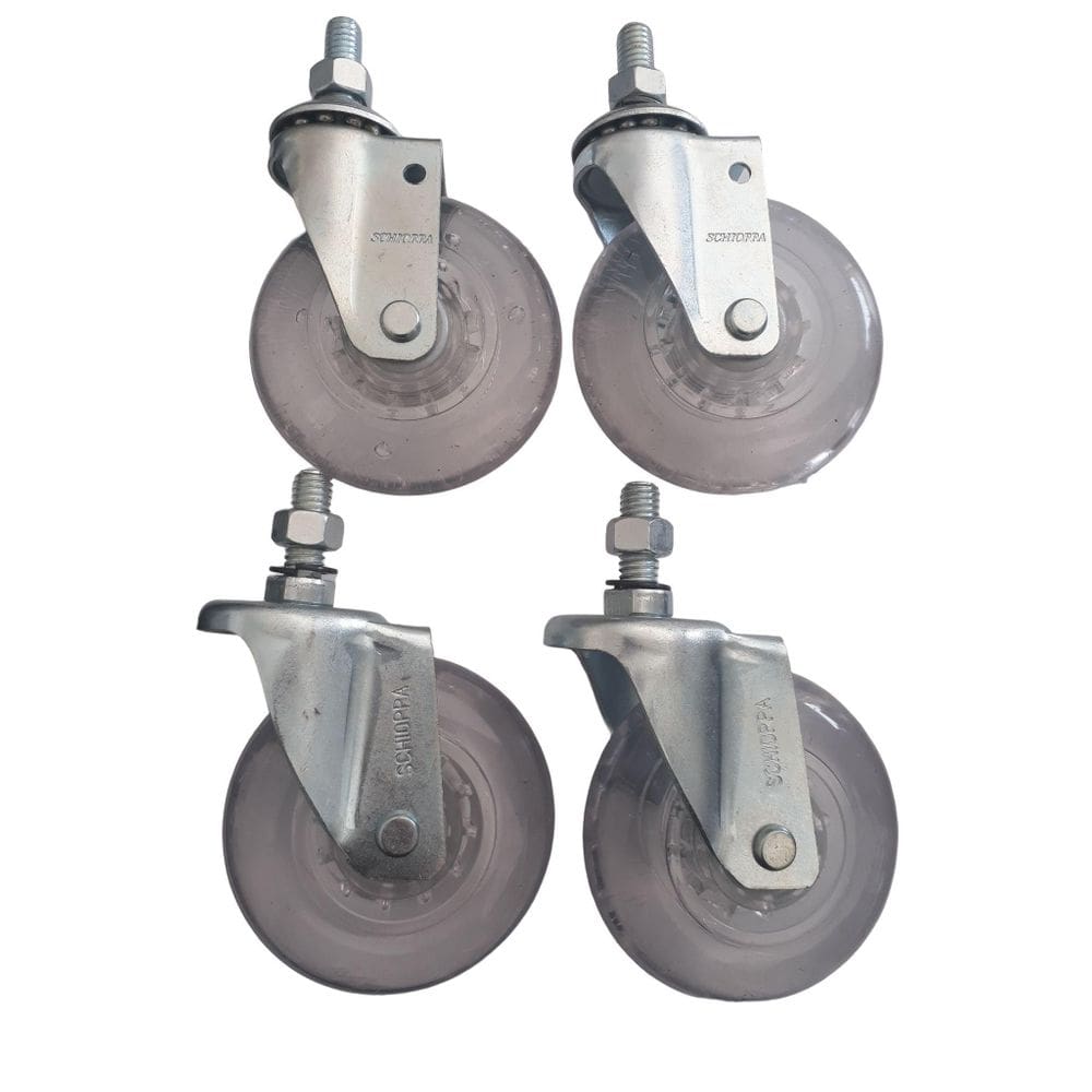 Rodizio Para Móveis Roda Gel Kit Glae 310 E Flae Até 150 Kgs