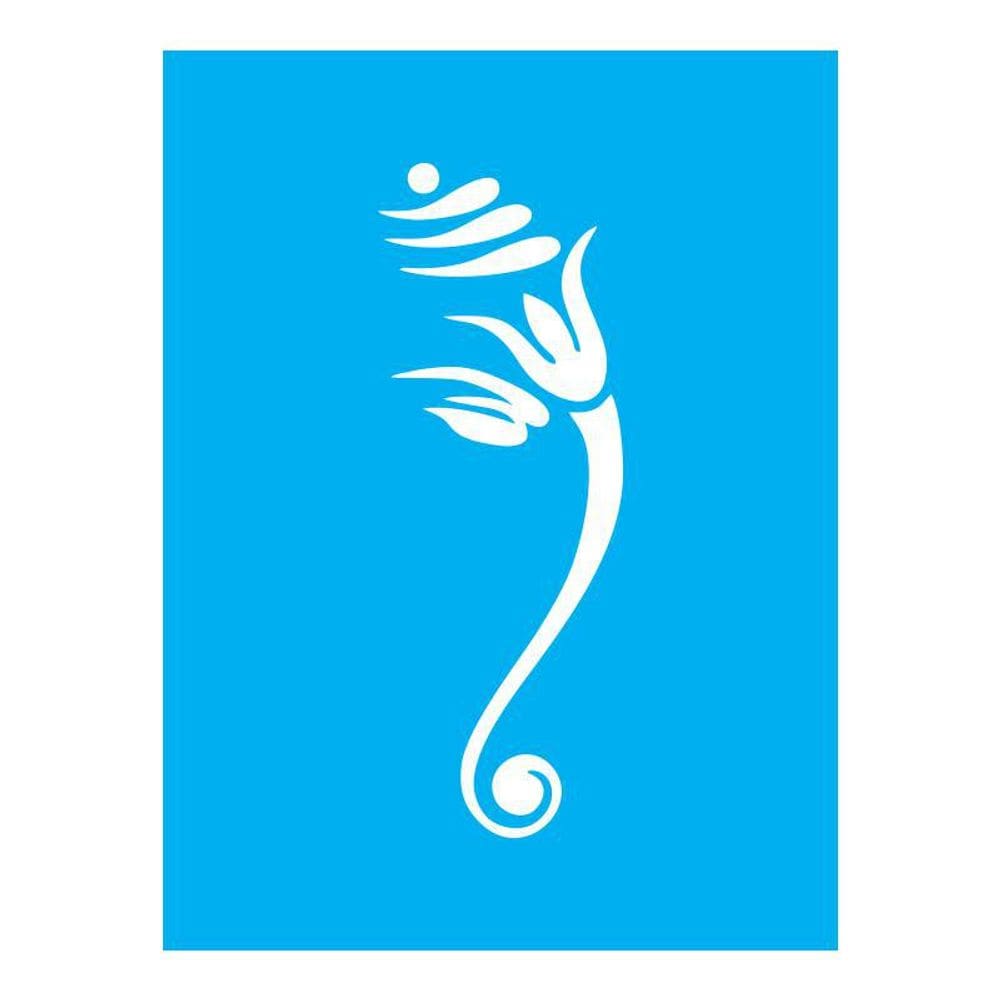 Stencil Tamako Flor - 15X20Cm - Ref A2421