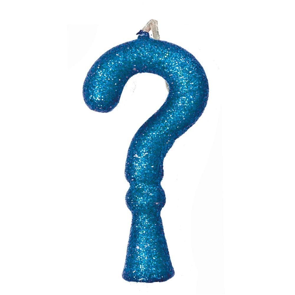 Vela De Aniversário Puro Glitter Azul Modelo ?