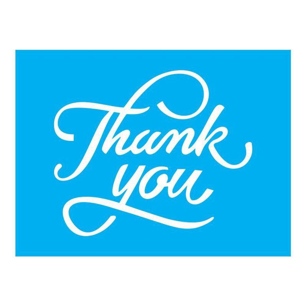 Stencil Tamako Thank You - 15X20Cm - Ref A3441