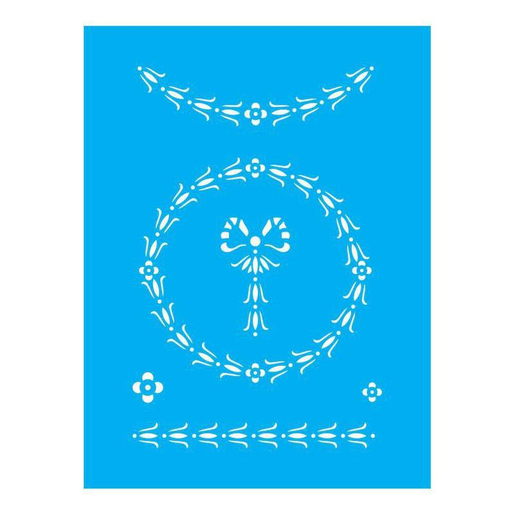 Stencil Tamako Arabesco - 15X20Cm - Ref A3583