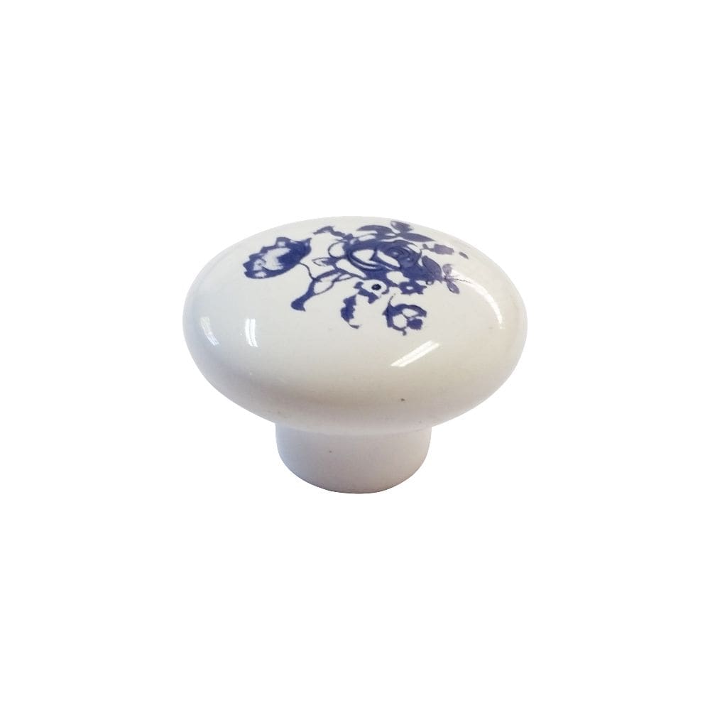 Puxador para Móveis 9486 37mm Ponto Cerâmico Floral