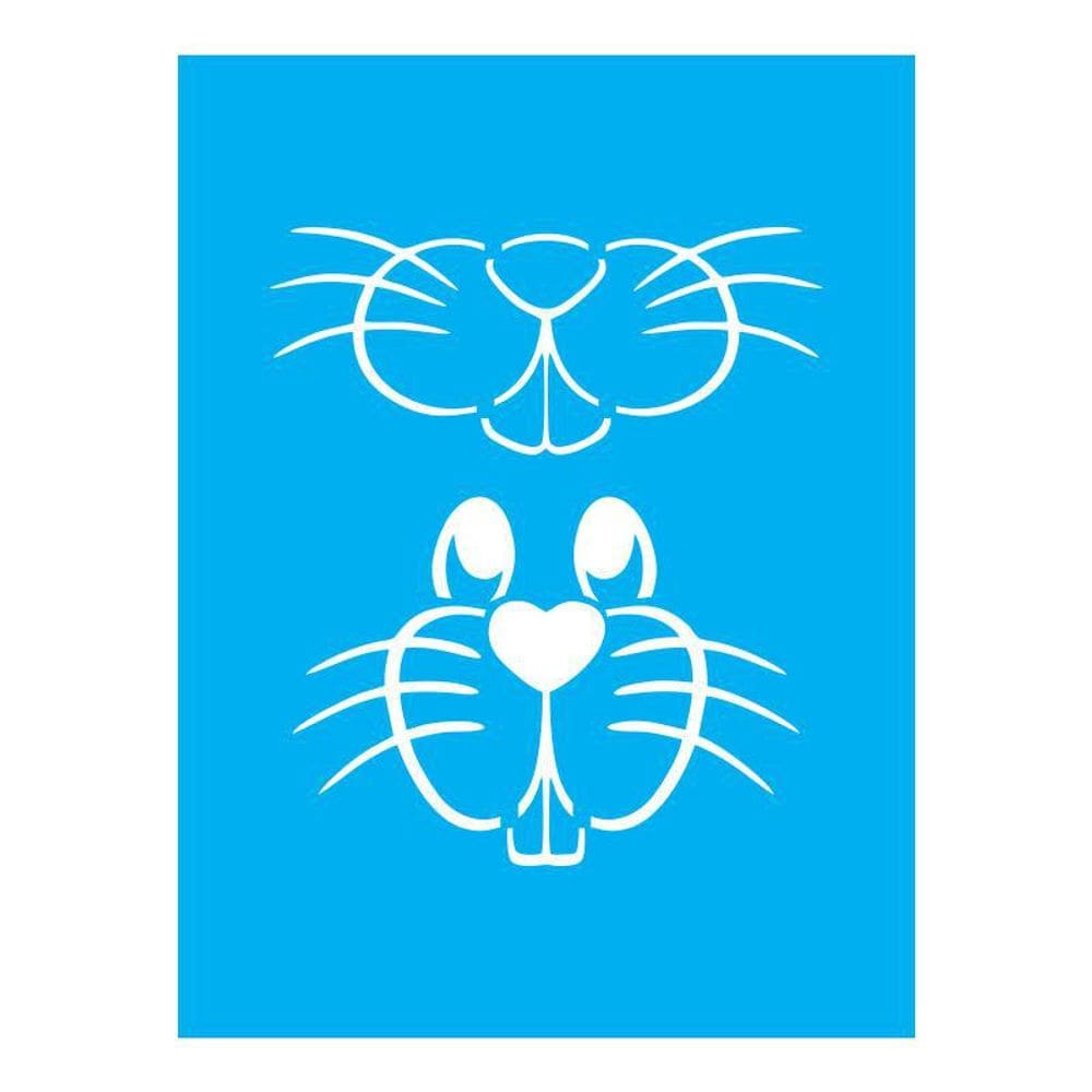 Stencil Tamako Coelhos - 15X20Cm - Ref A2714