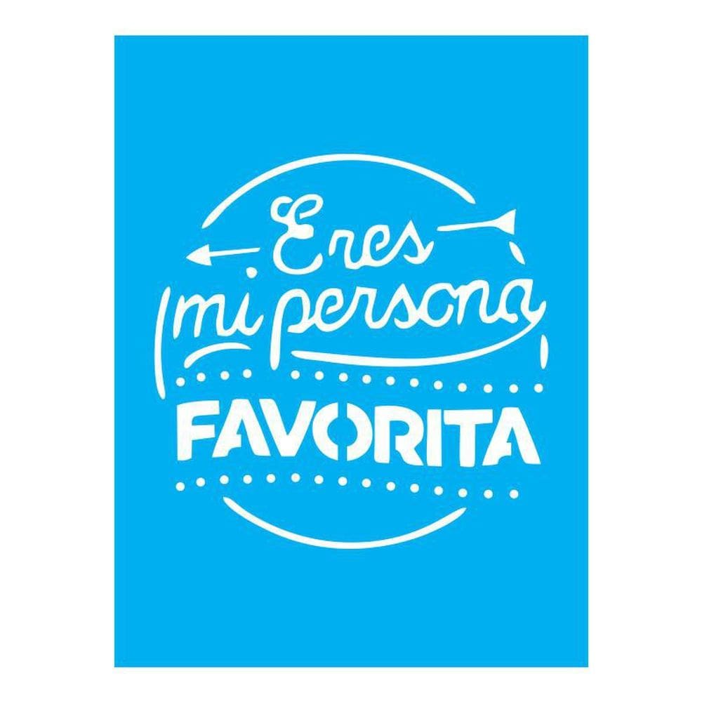 Stencil Tamako Persona Favorita - 15X20Cm - Ref A2231