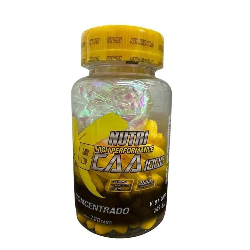 Bcaa High Performance 1000 Concentrado X Nutri - 120 Tabs