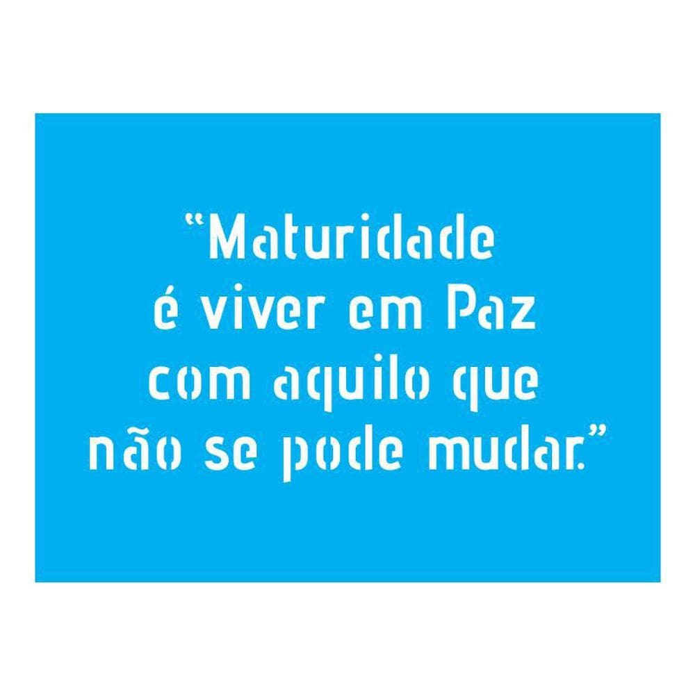 Stencil Tamako Maturidade - 15X20Cm - Ref A2316