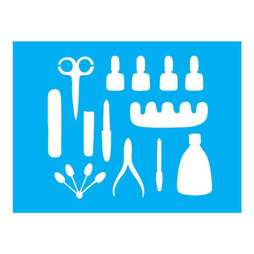 Stencil Tamako Cosméticos - 15X20Cm - Ref A3151