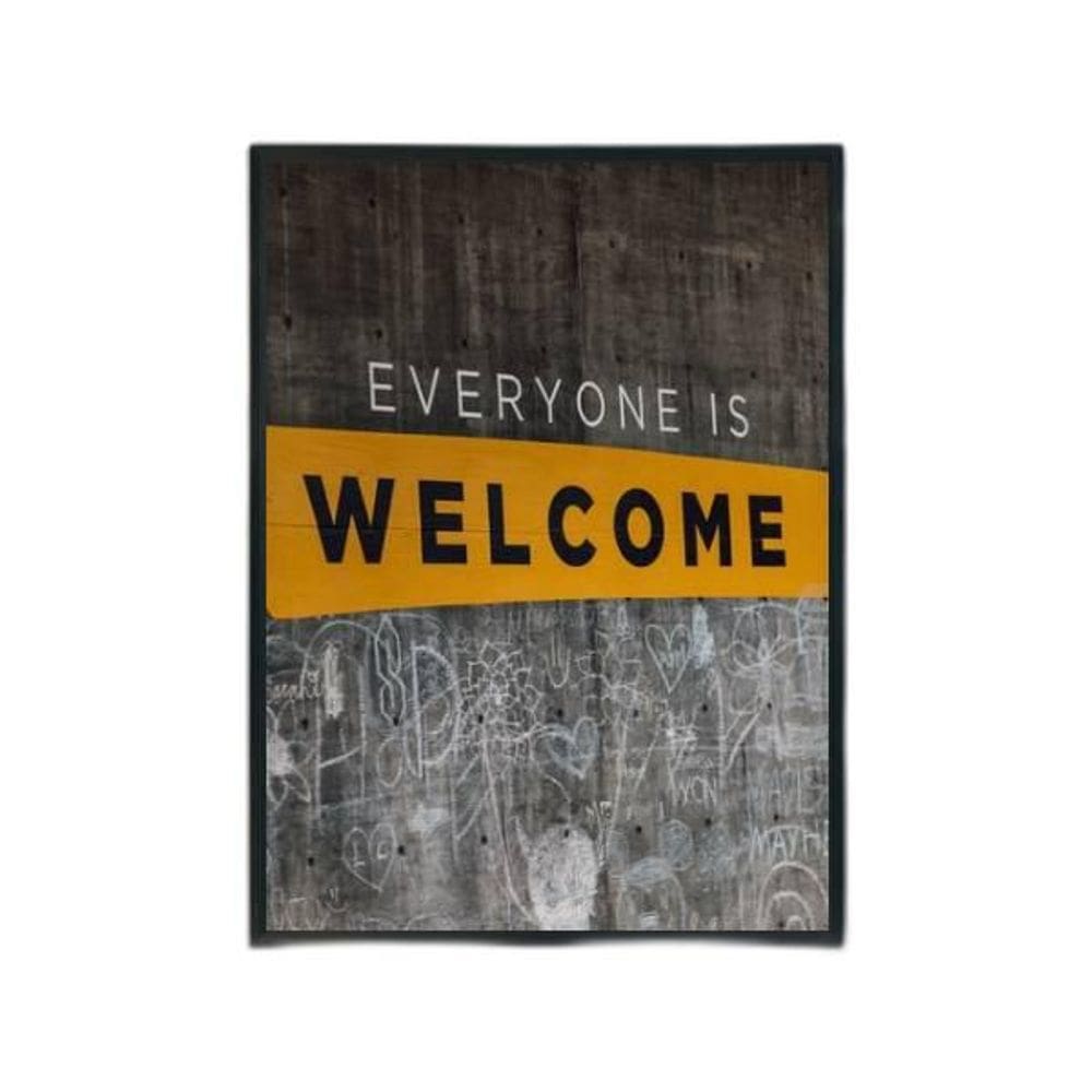 Quadro Fotografia Everyone Is Welcome 24X18Cm