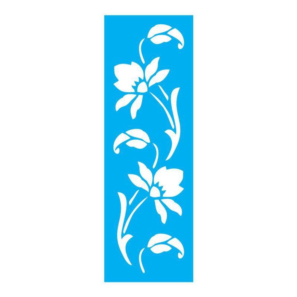Stencil Tamako Floral - 10X30Cm - Ref 7515