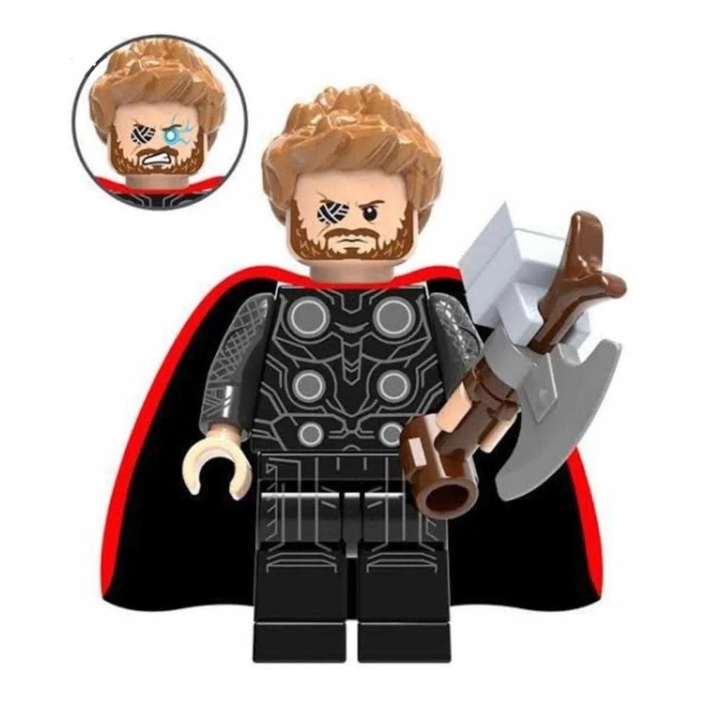 Thor Filme Marvel Boneco Blocos De Montar Minifigure