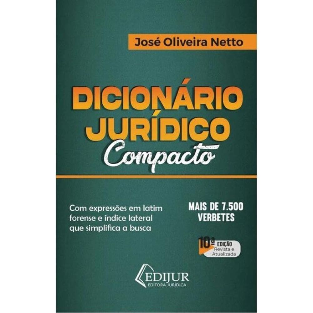 Dicionário Jurídico Compacto - 2025