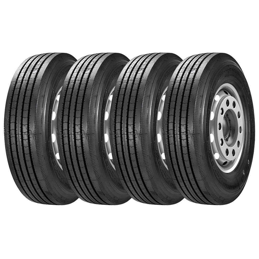 KIT 4 Pneus Longmarch LM216 215/75 R17.5 Aro 17.5 135/133M 16PR Liso