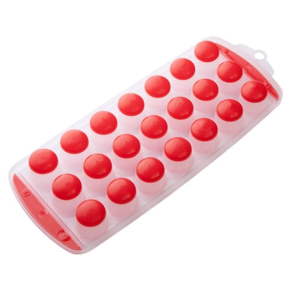 Forma De Gelo Plástico Fundo Silicone Flexível 21 Cavidades
