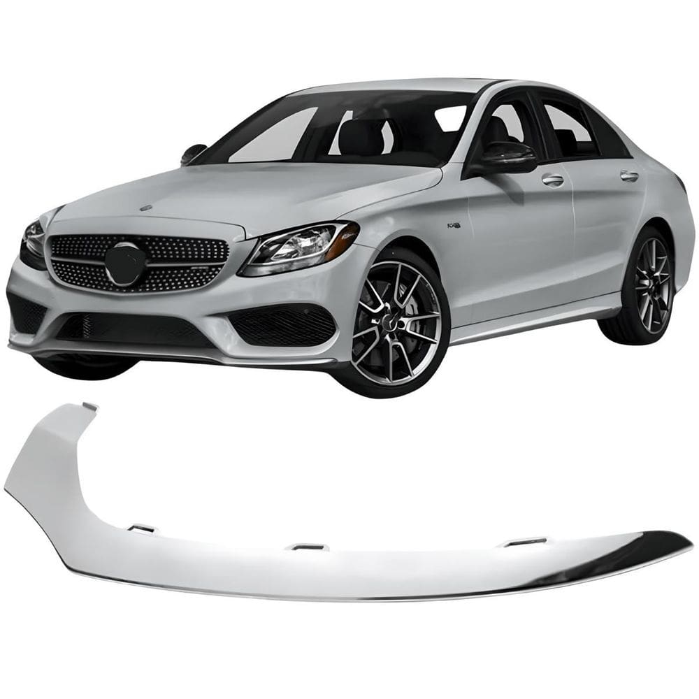 Friso Parachoque Diant Mercedes C250 De 2015-18 Cromado-Esq