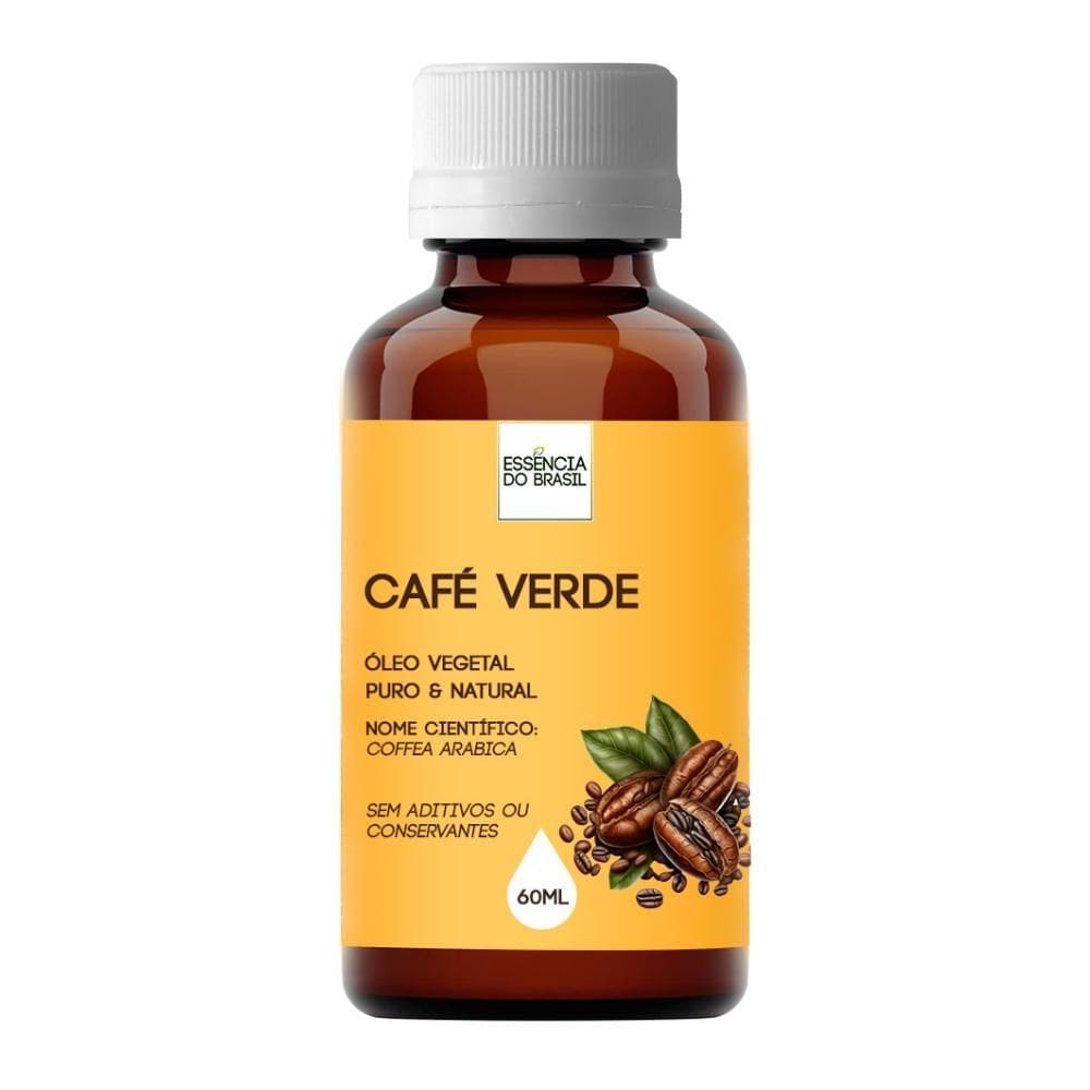 Óleo Vegetal Café Verde 60Ml - Aromaterapia Natural E Puro